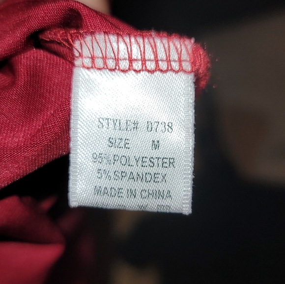 Adjustable Red Strap Dress - Picture 4 of 4